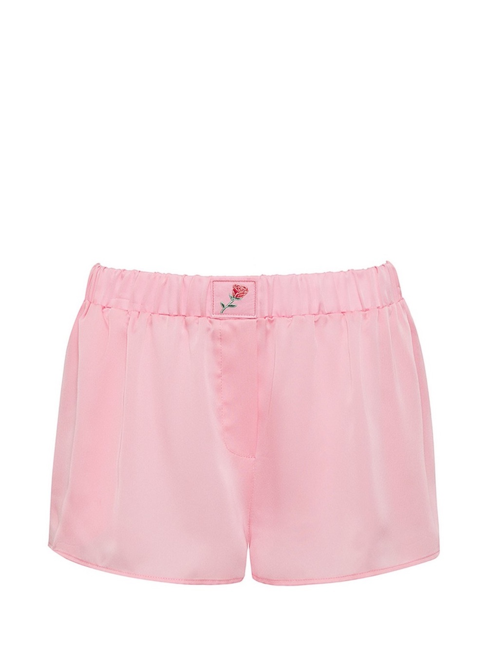 For Love And Lemons Everyday Pink Ruffle Triangle Bralette & Shorts Set - Picture 3 of 11